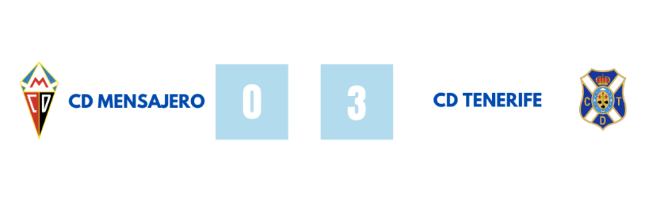 Resultados de la Jornada 1 del III Torneo U19 Bonita Cantepro, disputada el 3 de agosto de 2026: C.D. Mensajero 0-3 C.D. Tenerife, Valencia 